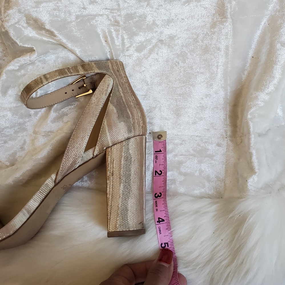 Botkier Gianna Cream Block Heel Sandals - image 7